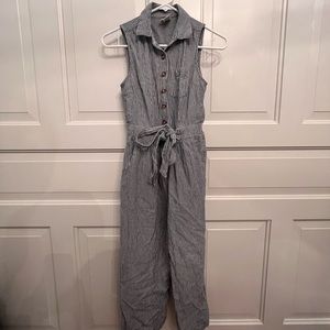 Stripped jumpsuit! Really cute and comfortable!